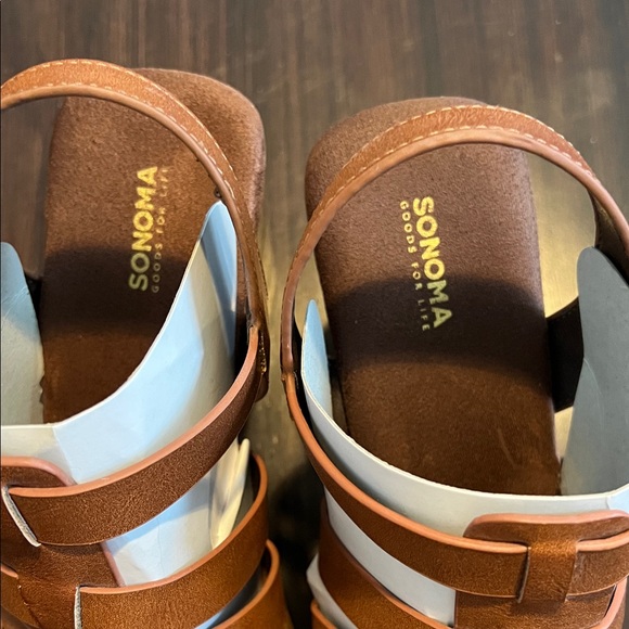 Sonoma Brown Platform Sandals - Picture 2 of 5